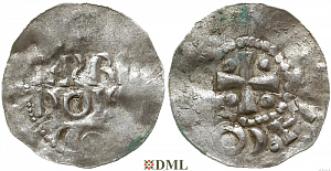 Денарий, Германия, Нижняя Лотарингия, Gf. Wichmann III (994-1016), unknown mints, Ilisch 2000, 20.2