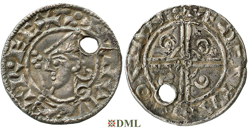 Денарий, Англия, Cnut (1016-1035), м.д. Stamford, монетарий Æthelstan, North 787