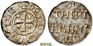 Денарий, Германия, Саксония, Otto III (983-1002), м.д. Dortmund, Dbg. 743a