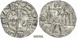 Денарий, Германия, Саксония, Anonymous bishop, м.д. Soest, Dbg. 