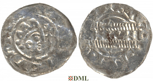 Денарий, Германия, Нижняя Лотарингия, Bruno III (1050-1057), м.д. Dokkum, Ilisch 2000, 21.19