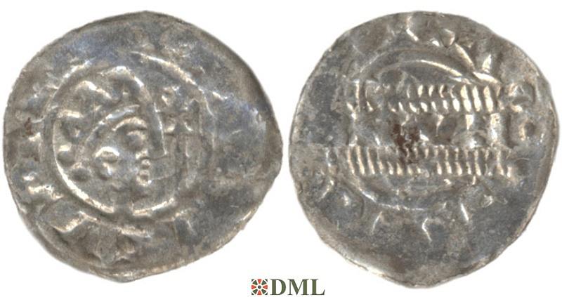 Денарий, Германия, Нижняя Лотарингия, Bruno III (1050-1057), м.д. Dokkum, Ilisch 2000, 21.19