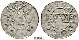 Денарий, Германия, Нижняя Лотарингия, Bruno III (1050-1057), м.д. Dokkum, Ilisch 2000, 21.19