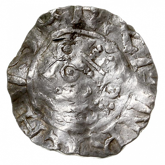 Денарий, Германия, Саксония, Heinrich II (1002-1024), м.д. Dortmund, Dbg. 747