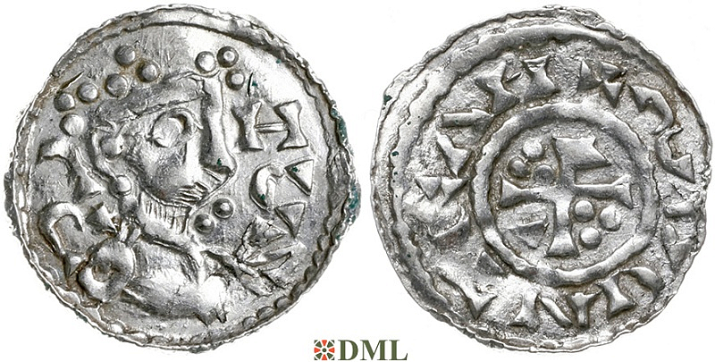 Денарий, Германия, Бавария, Heinrich III (1039-1056), м.д. Regensburg, Hahn 1976, 43A.1