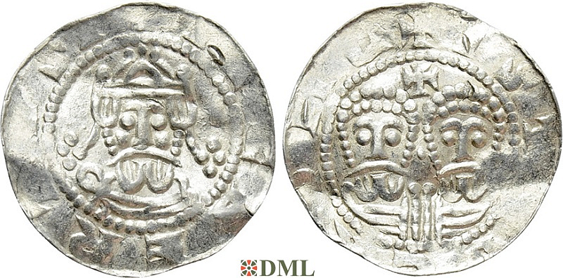 Денарий, Германия, Нижняя Лотарингия, Gf. Egbert II (1068-1090), м.д. Stavoren, Ilisch 2000, 22.1