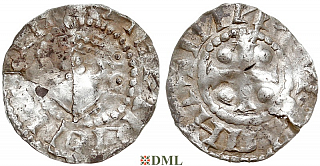 Денарий, Германия, Саксония, Heinrich II (1002-1024), м.д. Dortmund, Dbg. 749