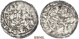 Денарий, Германия, Саксония, Dietrich II (1056-1085), м.д. Gittelde, Dbg. -