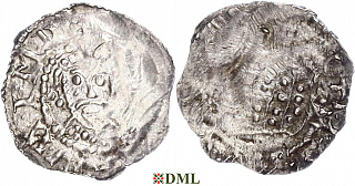 Денарий, Германия, Бавария, Henrich IV (1056-1106), м.д. Regensburg, Hahn 1976, 54