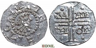 Денарий, Германия, Нижняя Лотарингия, Hermann (1020-1051), м.д. Emden, Dbg. 772/773