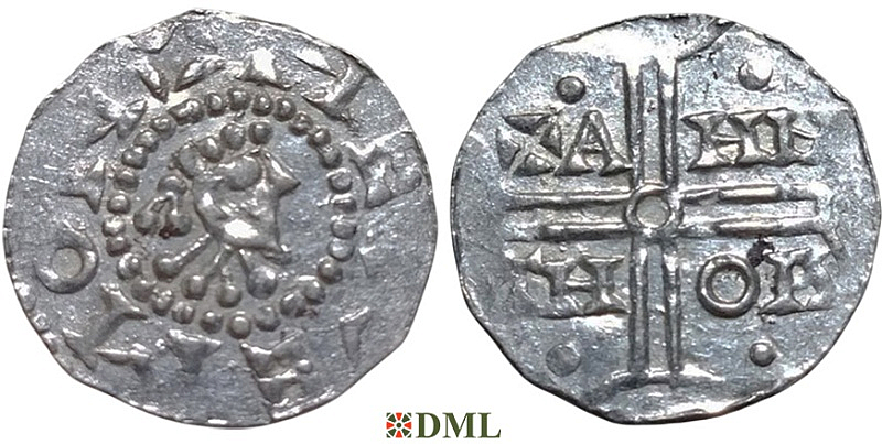 Денарий, Германия, Нижняя Лотарингия, Hermann (1020-1051), м.д. Emden, Dbg. 772/773