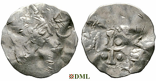 Денарий, Германия, Нижняя Лотарингия, Albert II (1031-1063), м.д. Namur, Ilisch 2014, 31.8