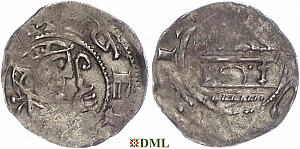 Денарий, Германия, Франкония, Siegfried I (1060-1084), м.д. Mainz, Dbg. 812