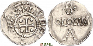 Денарий, Германия, Нижняя Лотарингия, Ludwig das Kind (899-911), м.д. Koln, Dbg 