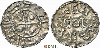 Денарий, Германия, Нижняя Лотарингия, Anonymous bishop, м.д. регион Meuse