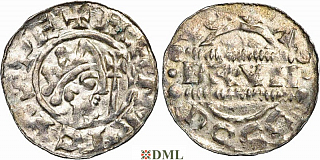 Денарий, Германия, Нижняя Лотарингия, Bruno III (1050-1057), м.д. Dokkum, Ilisch 2000, 21.19