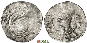 Денарий, Германия, Верхняя Лотарингия, Richard I (1039-1046), м.д. Verdun, Dbg. 104