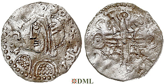 Денарий, Дания, Hardeknut (1035-1042), м.д. Lund?