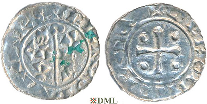 Денарий, Германия, Нижняя Лотарингия, B. Bernold (1040-1054), м.д. Groningen, Ilisch 2000 18.3