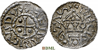Денарий, Германия, Бавария, Heinrich I (948-955), м.д. Regensburg, монетарий WO, Hahn 1976, 10m2.3