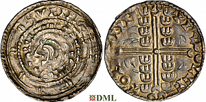Денарий, Дания, Sven Estridsen (1047-1075), м.д. Lund, Hbg. 12