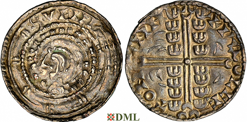 Денарий, Дания, Sven Estridsen (1047-1075), м.д. Lund, Hbg. 12