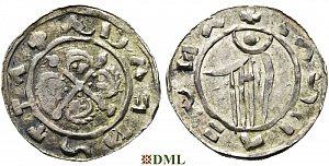 Денарий, Моравия, Ota I (1061-1087), м.д. Olomouc, Šmerda 328a