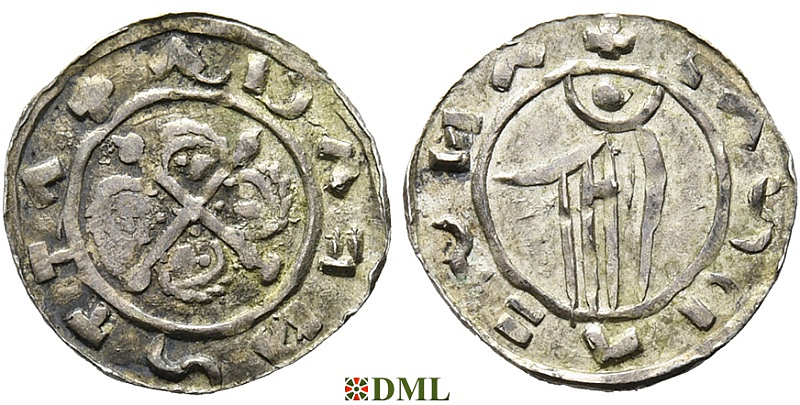 Денарий, Моравия, Ota I (1061-1087), м.д. Olomouc, Šmerda 328a