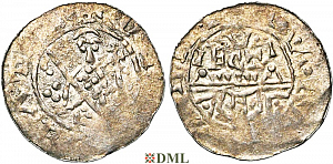 Денарий, Германия, Нижняя Лотарингия, Gf. Floris I (1049-1061), м.д. Leiden, Ilisch 2000 12.6