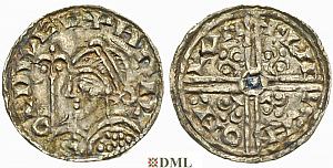 Денарий, Англия, Harold I (1035-1040), м.д. London, монетарий Lifinc, North 803