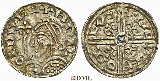 Денарий, Англия, Harold I (1035-1040), м.д. London, монетарий Lifinc, North 803