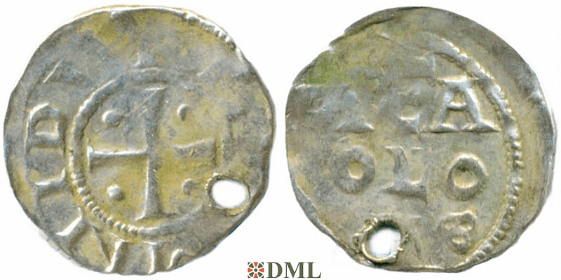 Денарий, Германия, Нижняя Лотарингия, Heinrich II (1002-1024), м.д. Koln