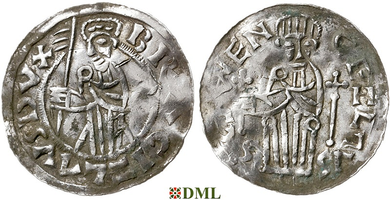 Денарий, Чехия, Богемия, Břetislav I (1034-1055), Šmerda 1996, 150