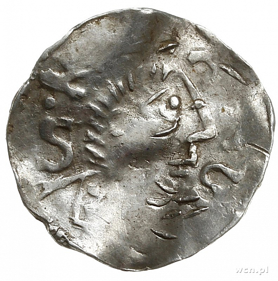Денарий, Германия, Франкония, Otto III (983-1002), м.д. Wurzburg, Dbg. 856