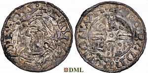 Денарий, Англия, Harthaknut (1035-1042), м.д. London, монетарий Leofred, North 799
