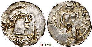 Денарий, Германия, Нижняя Лотарингия, Anonymous bishop, м.д. регион Meuse, Ilisch 2014, 35.34