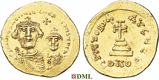 Солид, Византия, Heraclius (610-641) и Heraclius Constantine (613–641), м.д. Constantinople