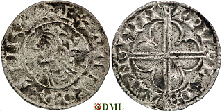Денарий, Англия, Cnut (1016-1035), м.д. London, монетарий Wulfstan, North 781
