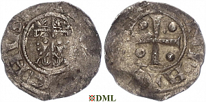 Денарий, Германия, Нижняя Лотарингия, Heinrich III (1039-1046), м.д. Duisburg, Dbg. 727