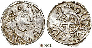 Денарий, Германия, Бавария, K. Heinrich II (1014-1024), м.д. Regensburg, Hahn 1976, 29a1