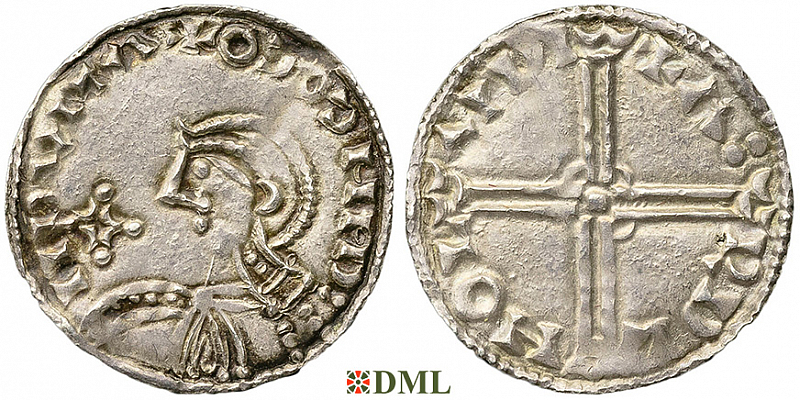 Денарий, Дания, Magnus I (1042-1047), м.д. Lund, Hbg. 1