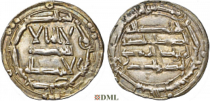 Дирхам, Омейя́ды, `Abd al-Rahman I (AD 756-788/AH 138-172) , м.д. al-Andalus