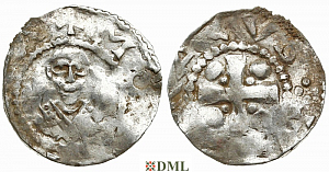 Денарий, Германия, Франкония, EB. Willigis (975-1011), м.д. Mainz, Dbg. 802