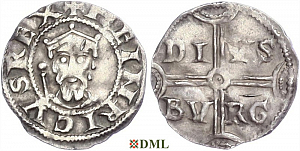 Денарий, Германия, Нижняя Лотарингия, Heinrich III (1039-1046), м.д. Duisburg, Dbg. 316