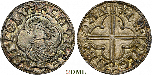 Денарий, Англия, Cnut  (1016-1035), м.д. Bath, монетарий Ælfric, North 781