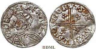 Денарий, Англия, Æthelred II (978-1016), м.д. Norwich, монетарий Swertinc, North 775