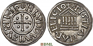 Денье, Каролинги, Louis le Pieux (814-840), Unknown mints, Depeyrot 1179