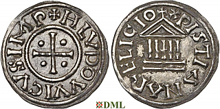 Денье, Каролинги, Louis le Pieux (814-840), Unknown mints, Depeyrot 1179