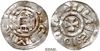 Денарий, Германия, Саксония, Anonymous bishop