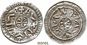 Денарий, Венгрия, Hg. Geza I (1064-1074)